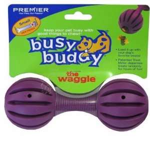  Waggle Small Flexible Dog Toy and Treat Dispenser: Pet 