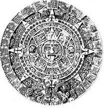 Mayan calendar UM unmounted rubber stamp by Cherry Pie  