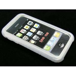   4587L663 Vein silicone skin case white for Apple iphone: Electronics
