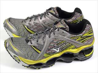 Mizuno Wave Prophecy Grey/Silver/Yellow Lightweight Running Shoes 2012 
