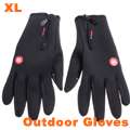   Simulated Leather Waterproof Windproof Warm Outdoor Gloves XL  