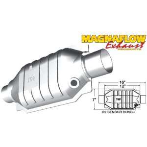  Catalytic Converter California CARB OBDII Oval 2.5 In/Out: Automotive