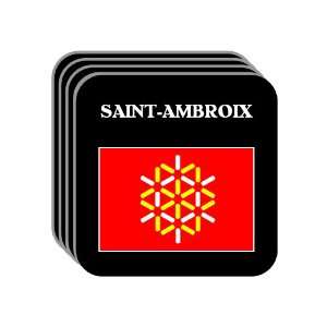 Languedoc Roussillon   SAINT AMBROIX Set of 4 Mini Mousepad Coasters