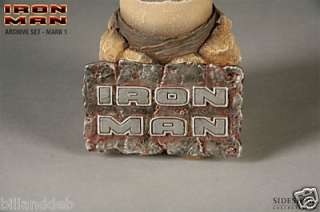 Iron Man Helm Marvel Archive Set Sideshow Scaled Stark  