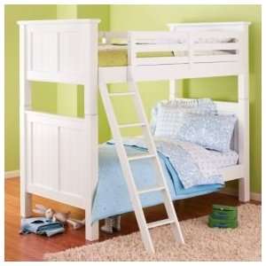  Kids Bunk Beds: Kids Twin White Beadboard Bunk Bed: Home 
