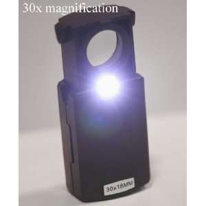  30X Illuminated LED Eye Loupe Glass Lens   Perfect 