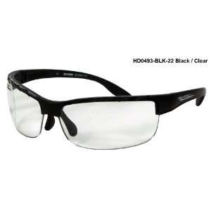  Harley Davidson HD0493 Sunglasses Black/Clear Lens Sports 