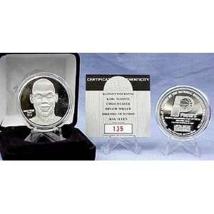  Indiana Pacers Reggie Miller Silver Medallion Sports 