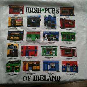 Irish Pubs Of Ireland T shirt   Size Medium  