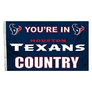  Houston Texans NFL 3Ft X 5Ft Country Design Flag: Sports 