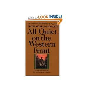    All Quiet on the Western Front Erich Maria Remarque Books