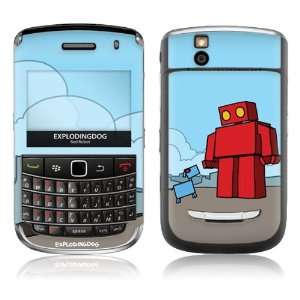   Skins MS EXDG40139 BlackBerry Bold  9650  EXPLODINGDOG  Red Robot Skin