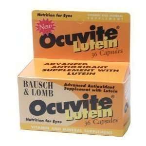 Bausch and Lomb Ocuvite Lutein Eye Vitamin and Mineral Supplements 