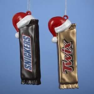  24 Chocolate Shop Snickers and Twix Santa in Hat Christmas 
