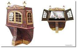 Galleon Wood Pirate Ship HOME BAR FURNITURE wall mounted lights old 