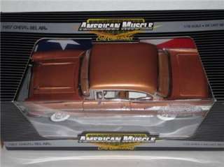 ERTL 57 CHEVY BEL AIR GOLD CHASE HARD TOP 1of2502 1:18  