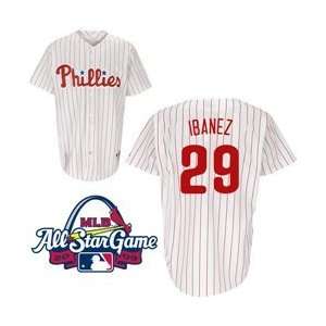 Philadelphia Phillies Replica Raul Ibanez Home Jersey w/2009 All Star 