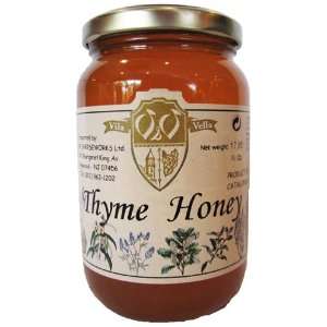 Vila & Vella Spanish Thyme Honey 17.8 Grocery & Gourmet Food