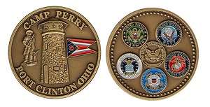 CAMP PERRY ARMY ANG AIR NATIONAL GUARD CHALLENGE COIN  