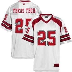  Texas Tech Red Raiders #25 Youth White Game Day Football 