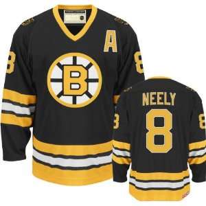  NHL Gear   Cam Neely #8 Boston Bruins Jersey Black Hockey 