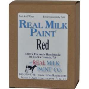  Real Milk Paint Red   Quart
