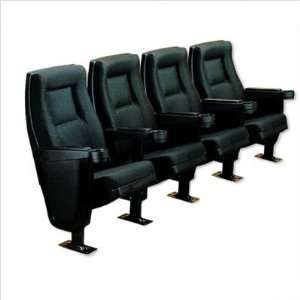    RCKR 4 Contour Row of Four Rocker Home Theater Chairs: Toys & Games