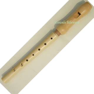 New 8hole Maple Wooden soprano recorder great wood+tone  