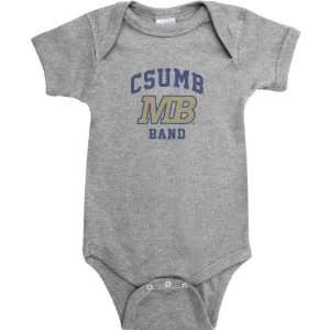 Cal State Monterey Bay Otters Sport Grey Varsity Washed Band Arch Baby 