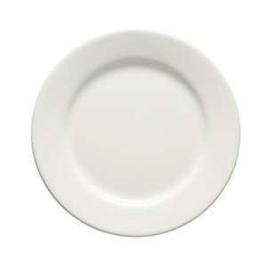 Fun Factory Rimmed Dinner Plate in White 