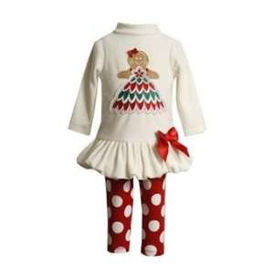  Ivory Gingerbread Tunic and Pant Set (0 3 month)   X07521 