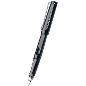  Lamy Pf Safari Fountain Pen Shiny Black Medium: Office 