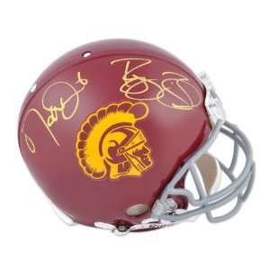 Reggie Bush & Matt Leinart Autographed Pro Line Helmet  Details: USC 