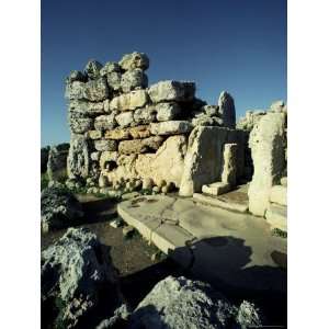 Temple of Ggantija (Gjantija), Unesco World Heritage Site, Gozo, Malta 
