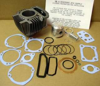 1979 85 Honda Atc 110 Engine Motor Top End Rebuild Kit  