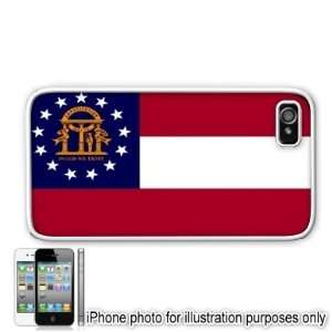   Georgia State Flag Apple Iphone 4 4s Case Cover White 