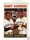 1964 Topps #306 *Giants Willie Mays, Orlando Cepeda* VG