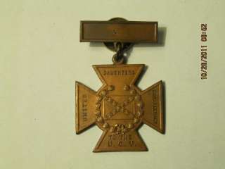 Authentic Southern Cross of Honor. Type 3. Lapel Stud. Whitehead 