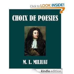 Choix de Poesies, a Collection of French Poetry (French Edition) M. L 