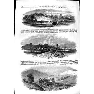   1851 WALES DEAN FOREST RAILWAY NEWHAM CARDIFF TINTERN