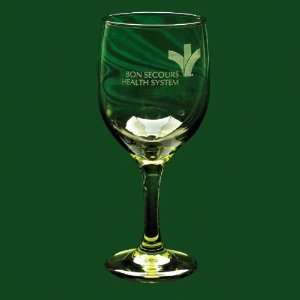  Tuscany   Olive green wine glass holds 6 ounces.: Kitchen 