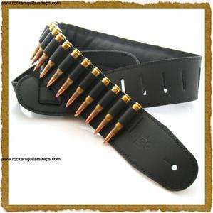 Guitar strap Bullet style leather handmade BNWT awesome  