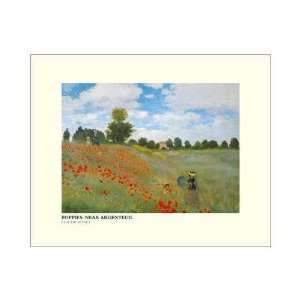  Poppies Near Argenteuil Poster Print