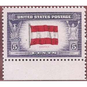  Stamps U.S. Overrun Countries Issues Austria Scott 919 