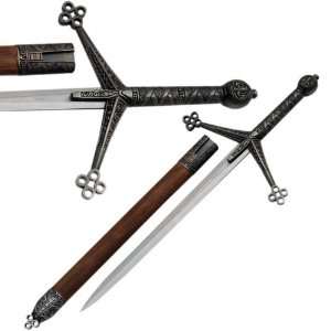  Mini Claymore Sword with Wood Scabbard