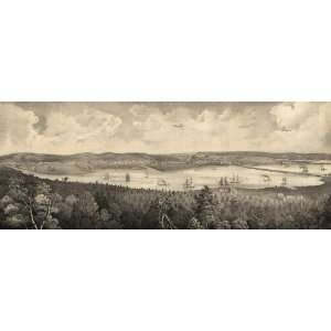  View of Washington from Arlington House in Virginia   1838 