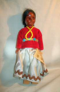 vintage Native American Navajo Princess Indian Carlson Doll baby 