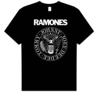  Ramones Presidential Seal black t shirt Clothing
