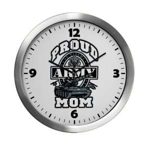  Modern Wall Clock Proud Army Mom Tank 