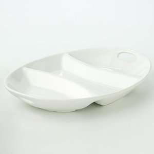  Food Network 3 Section Oval Platter: Kitchen & Dining